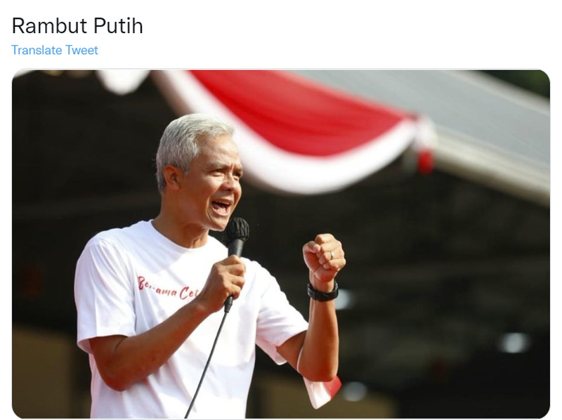 Meme Rambut Putih di Twitter Buatan Netizen