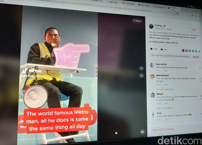 Metro Guy yang viral di Piala Dunia 2022