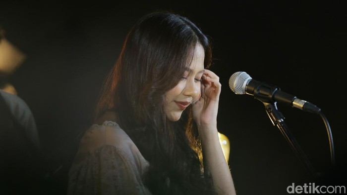 Nadin Amizah saat Main Stage bersama detikHot