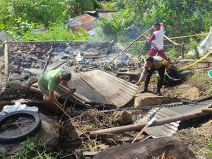 Taruhan Laga Piala Dunia Berujung Pria di Sitaro Sulut Bakar Rumah Sendiri