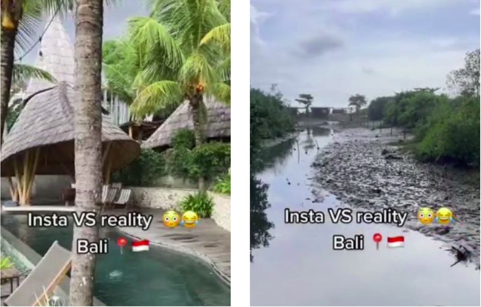 Viral video Instagram vs Reality Canggu Bali