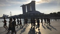 Di Singapura angka kelahiran bayi pada 2021 adalah 1,12. Angka ini lebih rendah dibandingkan angka rata-rata global yakni 2,3. AP/Wong Maye-E  