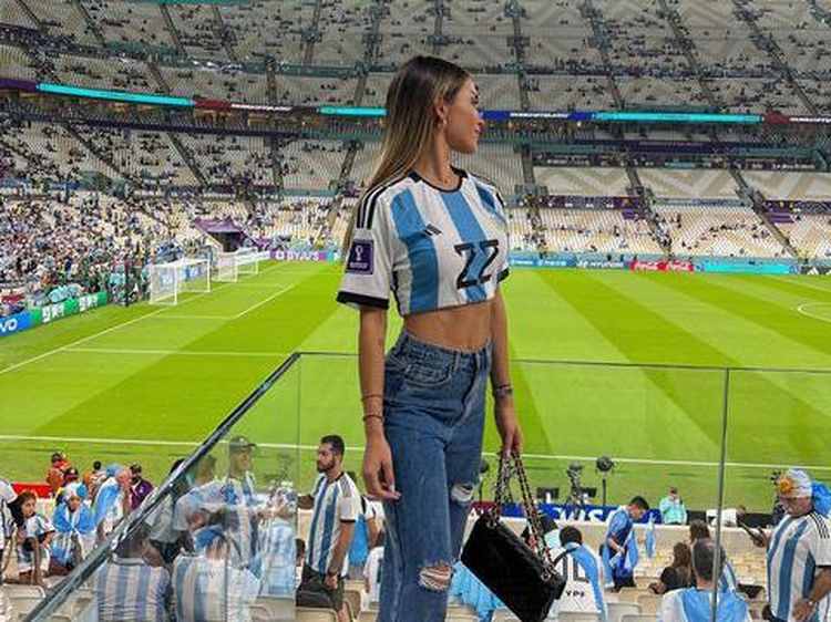 Pesona Agustina Gandolfo, Pacar Pesepakbola Lautaro Martinez