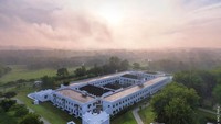 Penataan telah dimulai pada tahun 2020 dan kini pekerjaan telah rampung 100%. Kabut magis di sekitar Benteng Pendem Ngawi.