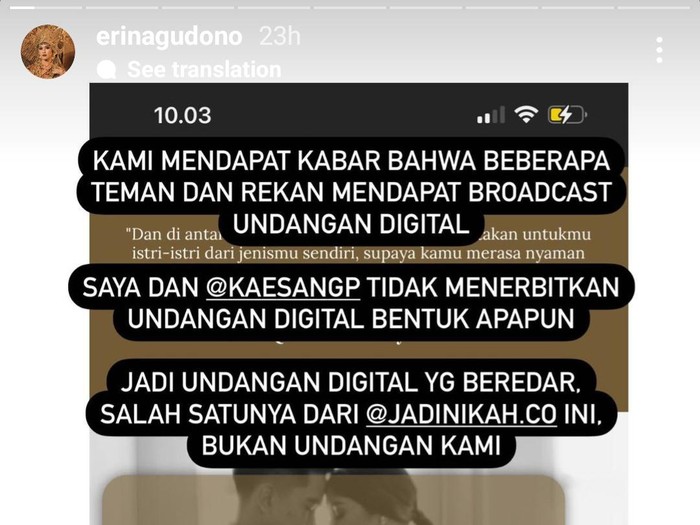Foto Buku Nikah Kaesang Pangarep dan Erina Gudono.