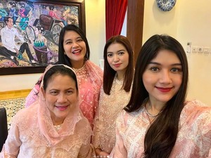 Gaya Erina Gudono Bareng Iriana dan Calon Kakak Ipar, Gaunnya Kompakan