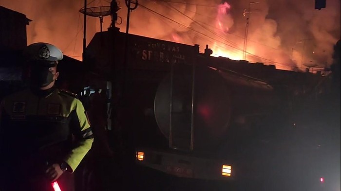 Kebakaran Pasar Kesamben Blitar