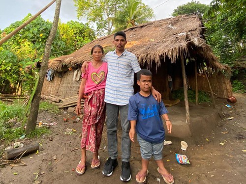 Kondisi rumah penyandang difabel di Lombok Tengah, NTB. (Istimewa)