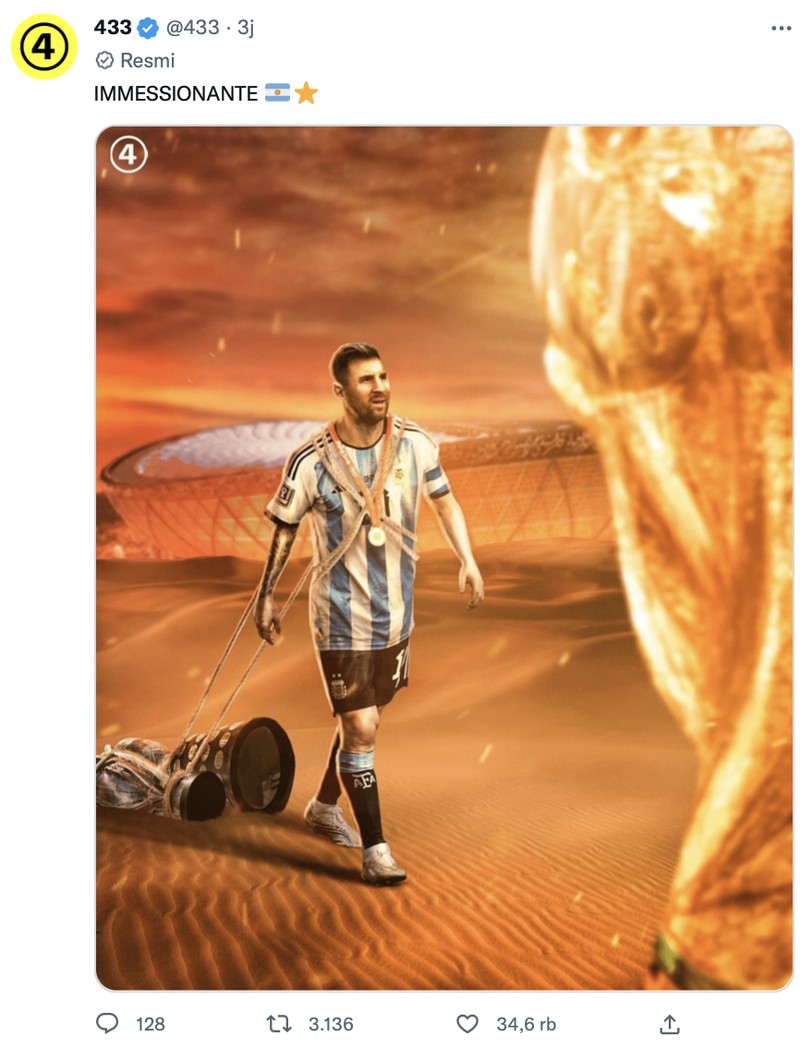 Gol dan assist Lionel Messi bawa asa bagi Argentina di Piala Dunia 2022