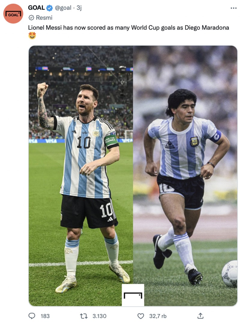 Gol dan assist Lionel Messi bawa asa bagi Argentina di Piala Dunia 2022