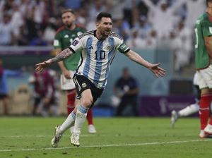 Argentina Vs Meksiko: Messi & Fernandez Menangkan La Albiceleste 2-0