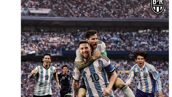 Bukti Lionel Messi gendong Argentina di Piala Dunia 2022. Foto: Twitter