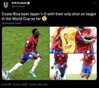 Meme Jepang vs Kosta Rika