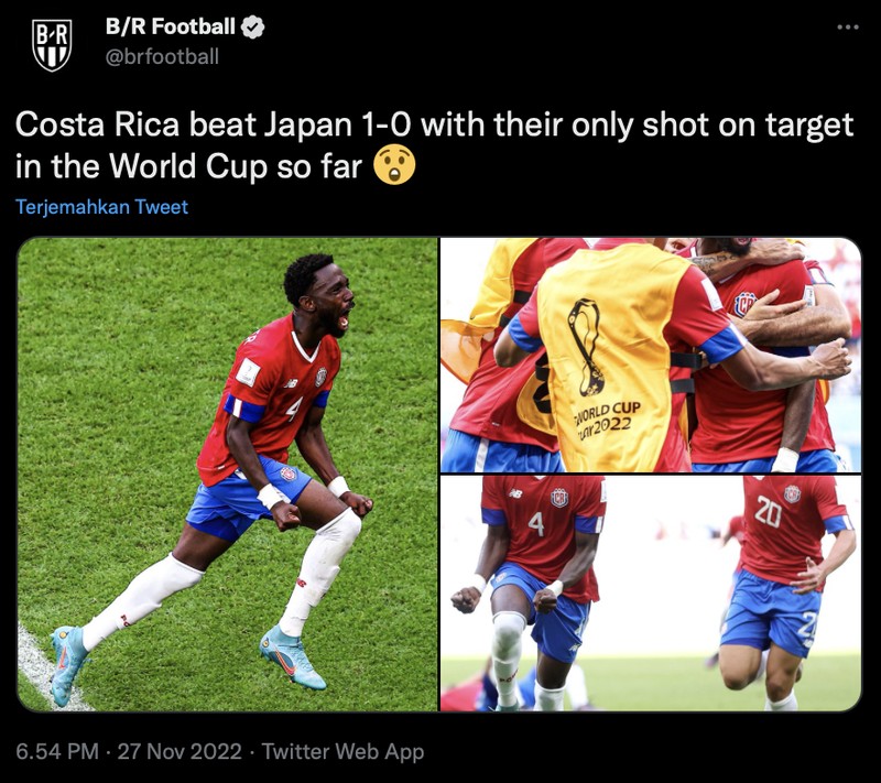 Meme Jepang vs Kosta Rika
