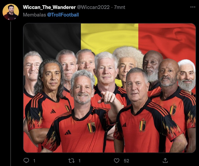 Meme Belgia vs Maroko Piala Dunia 2022