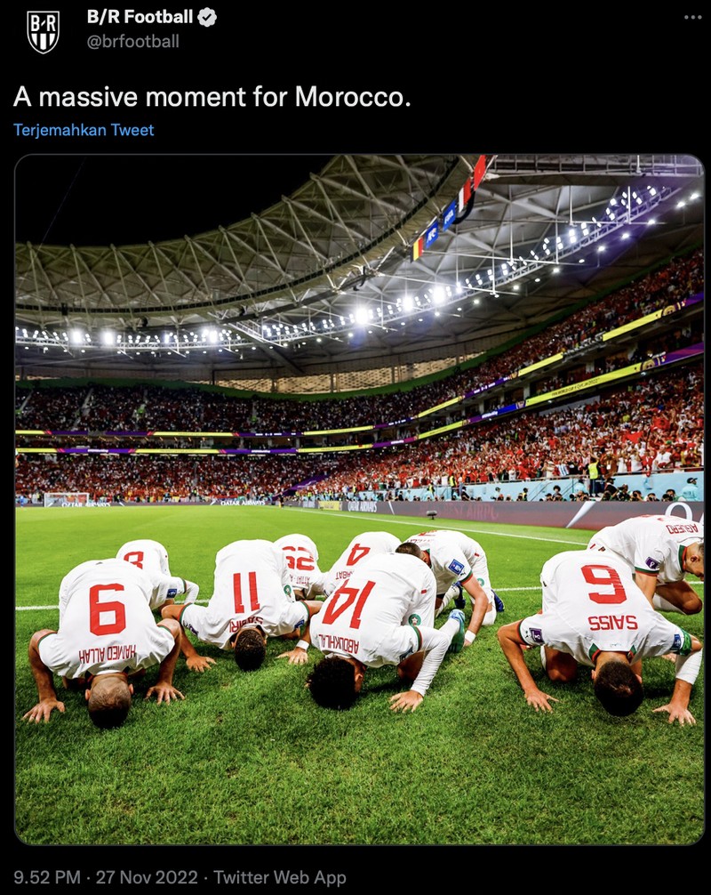 Meme Belgia vs Maroko Piala Dunia 2022