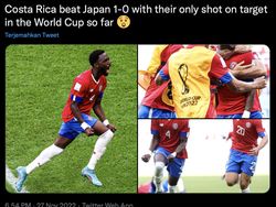 Dikandaskan Kosta Rika, Ramai Meme Jepang Jadi Memble