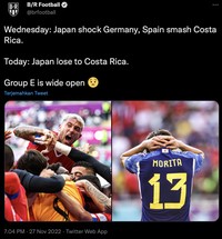 Meme Jepang vs Kosta Rika