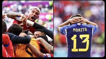 Hasil pertandingan ini membuat semua masih berpeluang lolos di laga penentuan. Foto: Twitter