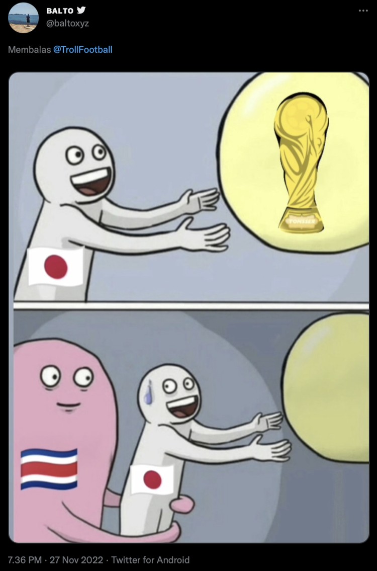 Meme Jepang vs Kosta Rika