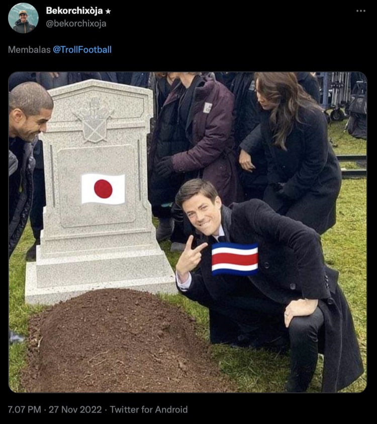 Meme Jepang vs Kosta Rika
