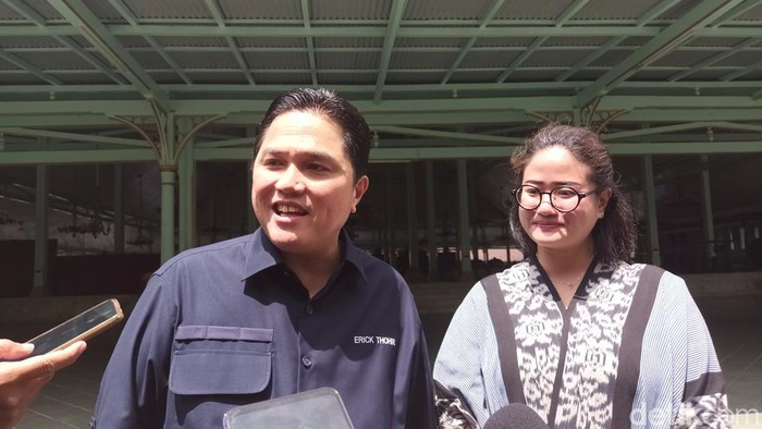 Menteri BUMN di Puro Mangkunegaran, Solo, Minggu (27/11/2022).