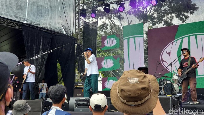 Penampilan Skandal dalam event Wild Ground Festival 2022, Minggu (27/11/2022).