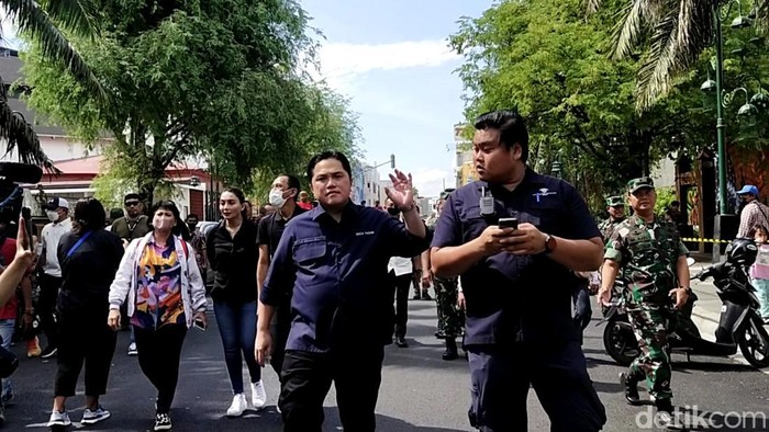 Suasana gladi pernikahan Kaesang-Erina di Solo, Minggu (27/11/2022).
