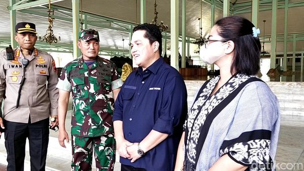 Suasana gladi pernikahan Kaesang-Erina di Solo, Minggu (27/11/2022).