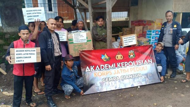 Taruna kirim bantuan untuk korban gempa cianjur