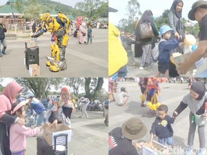 Antusias Warga Sumedang Ikut Gerakan 5 Ribu Pertama Bagi Korban Gempa Cianjur