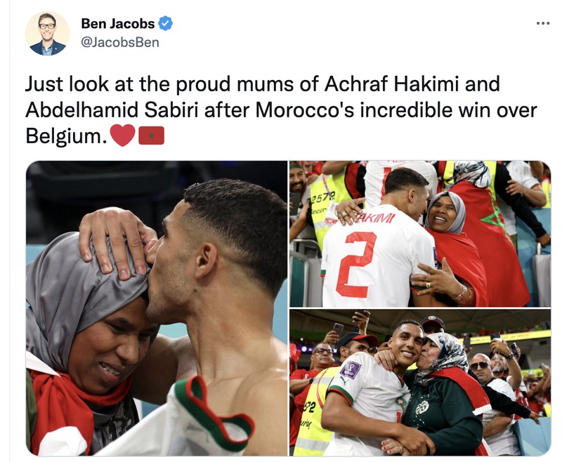 Achraf Hakimi Cium Ibu