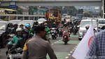 Ada Demo, Arus Lalin di Depan DPR Sempat Tersendat