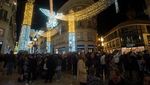 Antusias Warga Spanyol Saat Lampu-lampu Natal Menyala