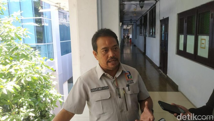 Direktur Utama Perumda Pasar Makassar Raya Ichsan Abduh Hussein.