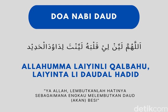 Doa Nabi Daud Doa Nabi Daud untuk Meluluhkan Hati Seseorang