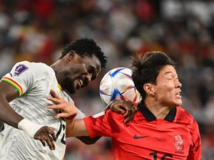 Saling Balas Gol, Korea Selatan Akhirnya Menyerah 2-3 Lawan Ghana