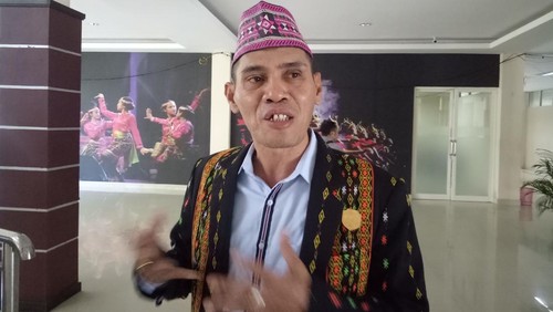 Ketua DPRD Kabupaten Manggarai Barat Martinus Mitar (Ambrosius Ardin/detikBali)
