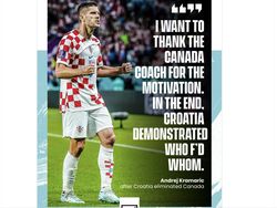 Ramai Kanada Disingkirkan Kroasia Karena Kesombongan Pelatihnya