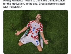 Ramai Kanada Disingkirkan Kroasia Karena Kesombongan Pelatihnya