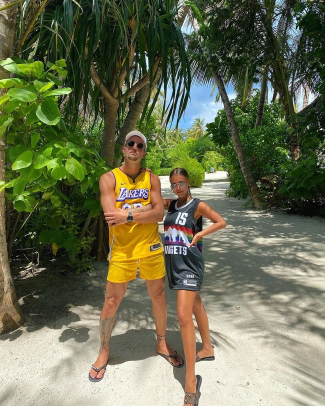 Di berbagai postingan Instagram, Natalija terlihat sering menemani pacarnya di berbagai pertandingan.Foto: Instagram Natalija Ilic