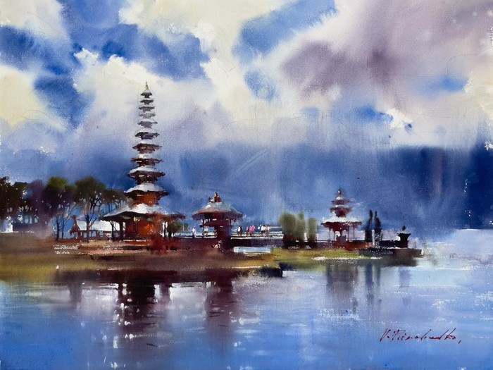 Pameran Seni Lukis Cat Air Internasional ke-4 Digelar di Galeri Nasional Indonesia