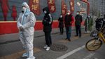 Penampakan Sepinya Pusat Bisnis di Beijing Gegara Lockdown