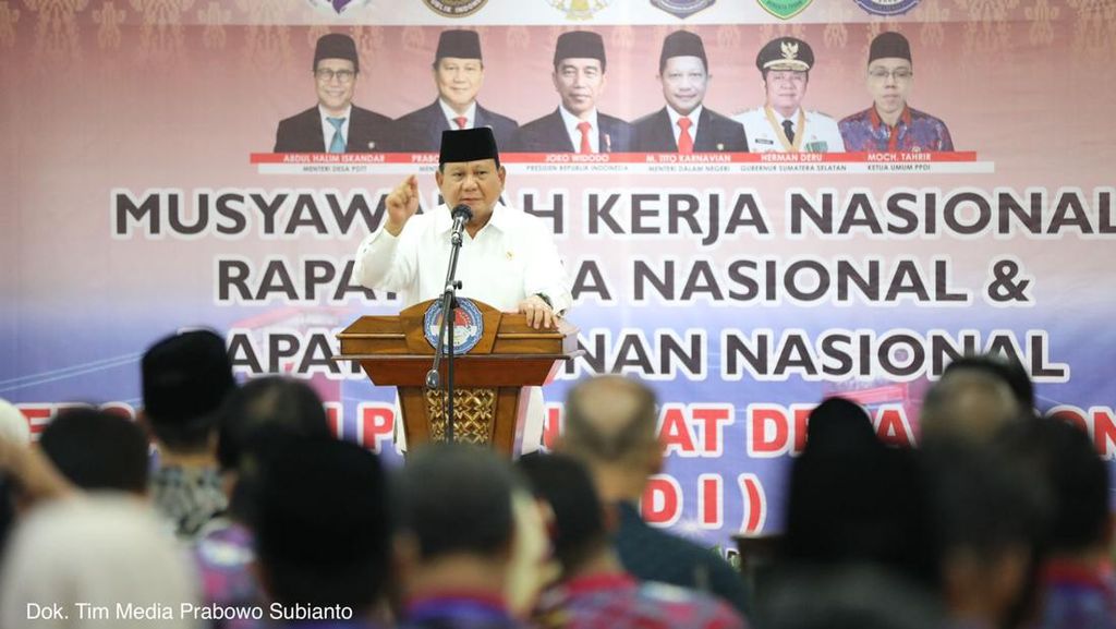 Prabowo: Kalau Lihat di Medsos Kok Saling Ejek, Saling Hujat