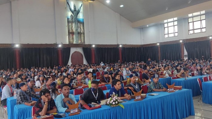 Suasana Kongres Nasional GMKI di Tana Toraja, Sulsel.