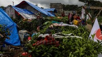 Dilaporkan 321 orang meninggal dunia akibat gempa dan tanah longsor.  