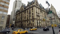 The Dakota, dibuka tahun 1884 dan kini usianya sudah 138 tahun. Bangunan ini adalah simbol hunian mewah bagi para ningrat dari masa ke masa. Foto: Corbis via Getty Images/Richard Levine