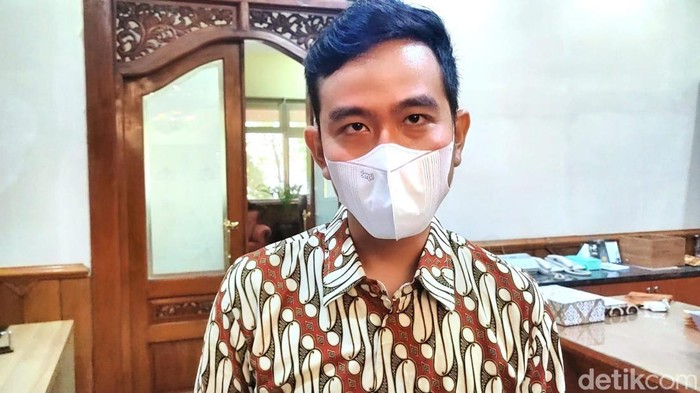 Wali Kota Solo Gibran Rakabuming Raka di Balai Kota Solo, Senin (28/11/2022).