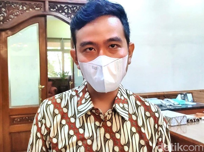Wali Kota Solo Gibran Rakabuming Raka di Balai Kota Solo, Senin (28/11/2022).