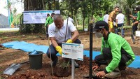 Pohon yang ditanam terdiri dari pohon-pohon produktif dan tanaman khas lokal dengan harapan dapat mengurangi pencemaran udara dan mengubah karbondioksida (CO2) menjadi oksigen (O2). Sehingga menjadikan udara lebih bersih, mengurangi dampak pemanasan global, menyerap polusi udara, menjawab isu dekarbonisasi dan secara tidak langsung memberikan sumbangsih besar bagi keberlangsungan hidup bersama.  